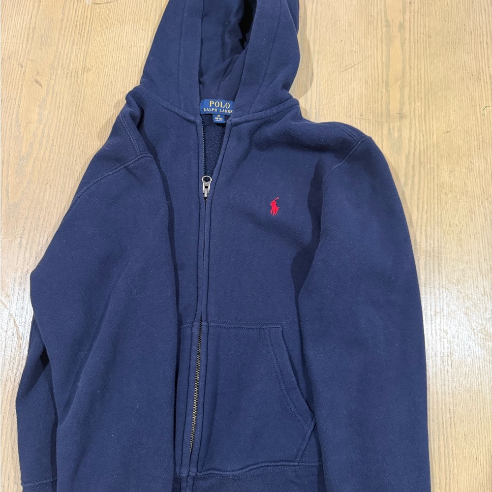 Polo by Ralph Lauren Kids Blue Zip-Up Hoodie